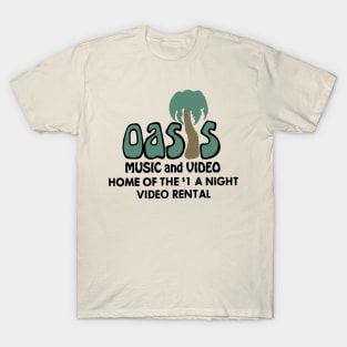 Oasis Music and Video - Limited Rental Store Collection T-Shirt T-Shirt